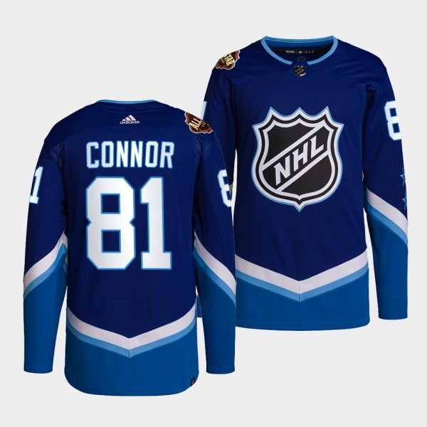 Jets 2022 NHL All-Star Kyle Connor #81 Blue Jersey...