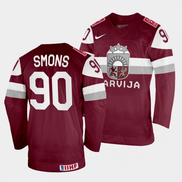 Sandis Smons 2022 IIHF World Championship Latvia H...