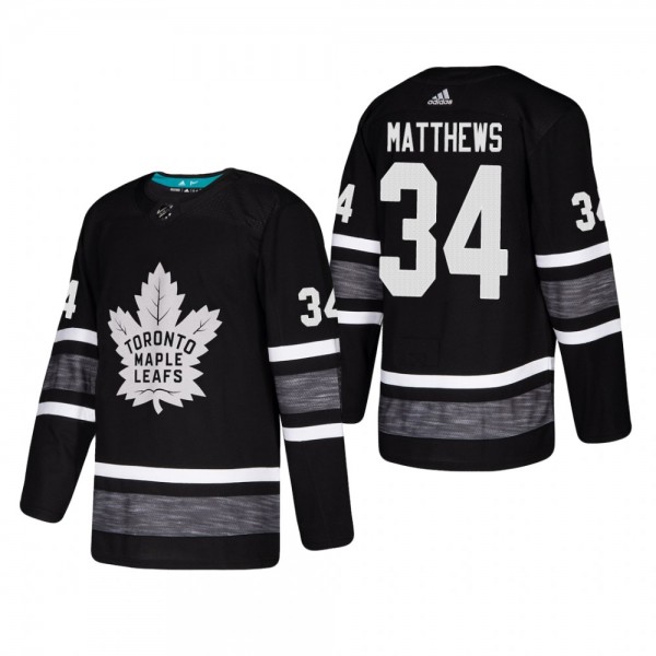 Auston Matthews 2019 NHL All-Star Black Parley Men...