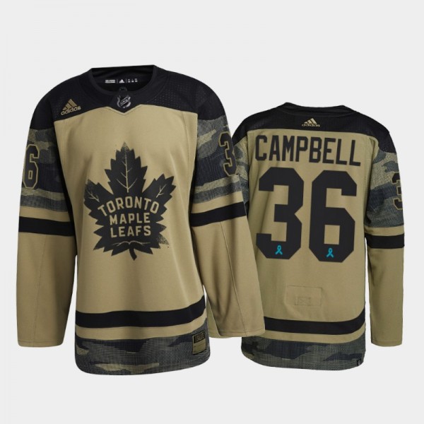 Maple Leafs Canadian Armed Force Jack Campbell Jer...