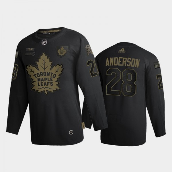 Toronto Maple Leafs Joey Anderson Authentic Black ...