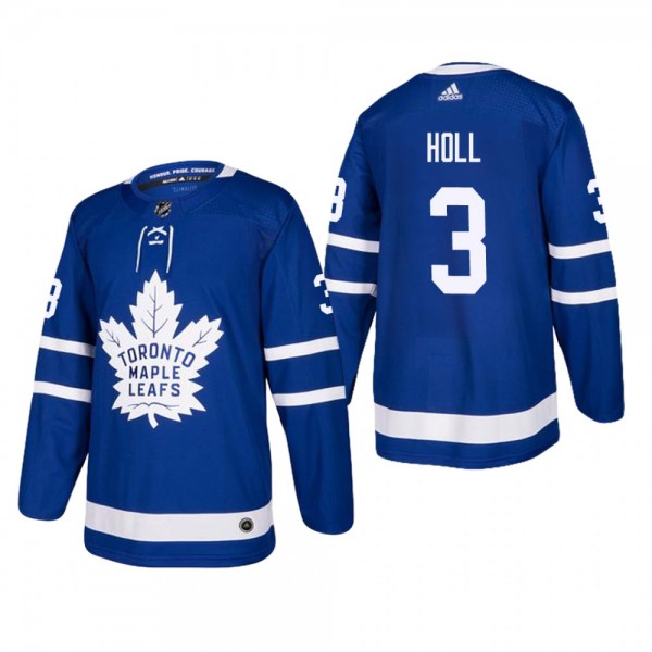 Justin Holl Toronto Maple Leafs Home Player Authentic Jersey Blue