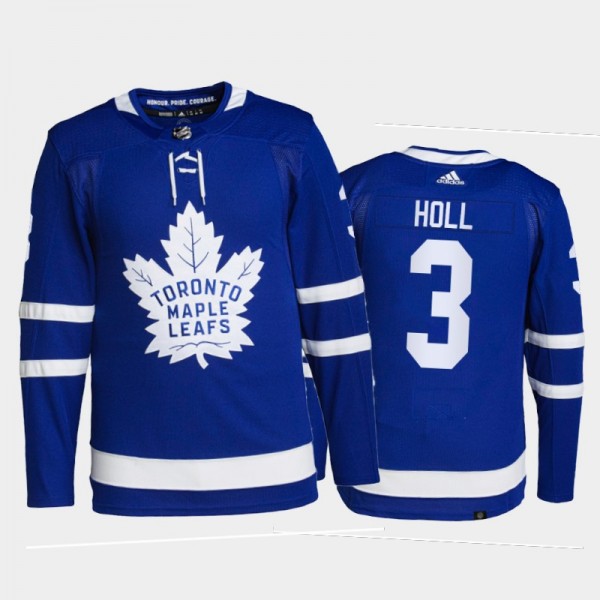 Toronto Maple Leafs Primegreen Authentic Justin Holl Home Jersey 2021-22
