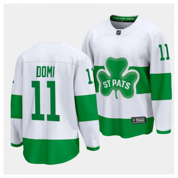 2024 St. Patricks Alternate Max Domi Toronto Maple...