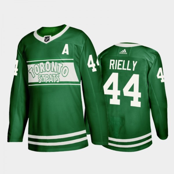 Maple Leafs St. Patricks Day 2022 Morgan Rielly Jersey Special Edition