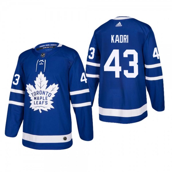 Nazem Kadri Toronto Maple Leafs Home Player Authentic Jersey Blue