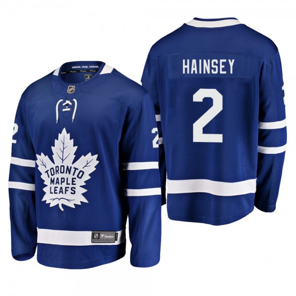 Ron Hainsey Toronto Maple Leafs Home Player Breaka...