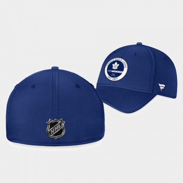 Toronto Maple Leafs Training Camp Practice Royal Authentic Pro Flex Hat