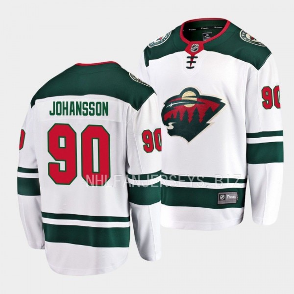 Minnesota Wild Marcus Johansson Away White Breakaw...