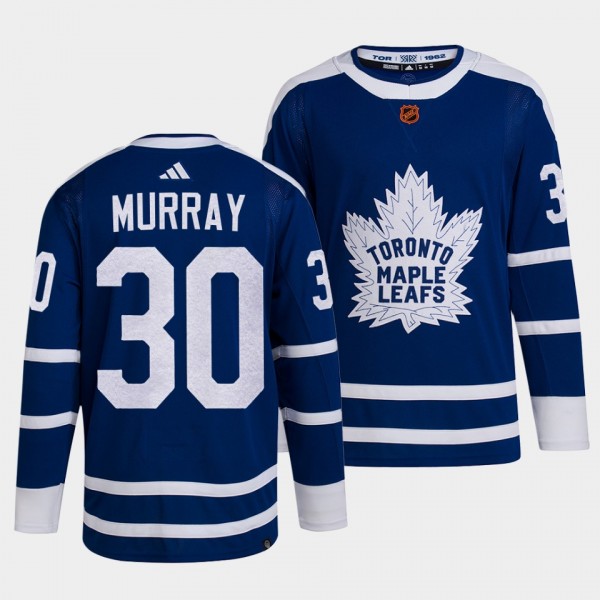 Reverse Retro 2.0 Toronto Maple Leafs Matt Murray #30 Blue Authentic Primegreen Jersey 2022