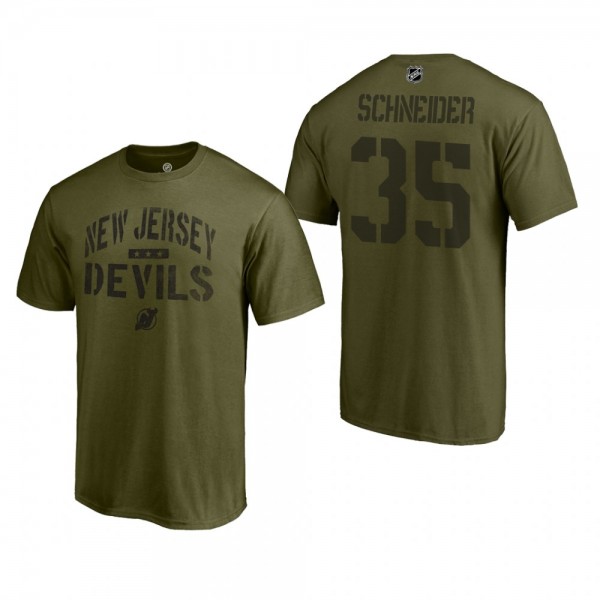 Devils Cory Schneider Camo Collection Khaki Jungle...