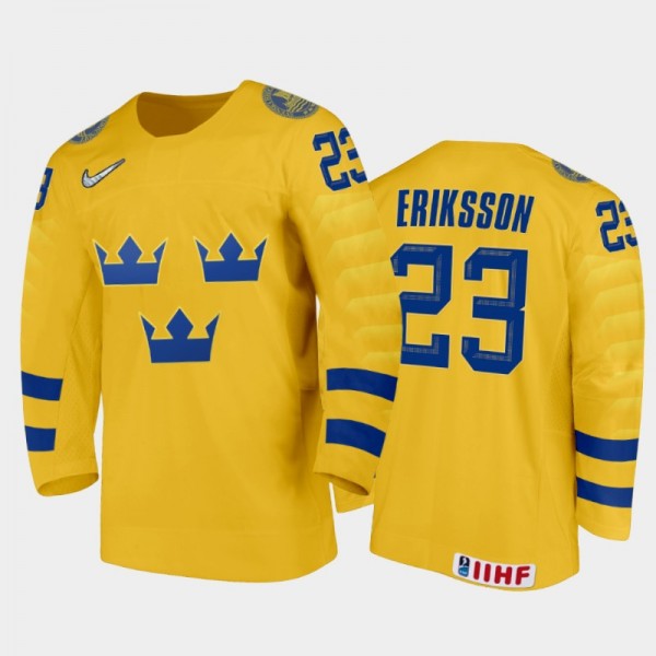 Men's Albin Eriksson Sweden 2020 IIHF World Junior...