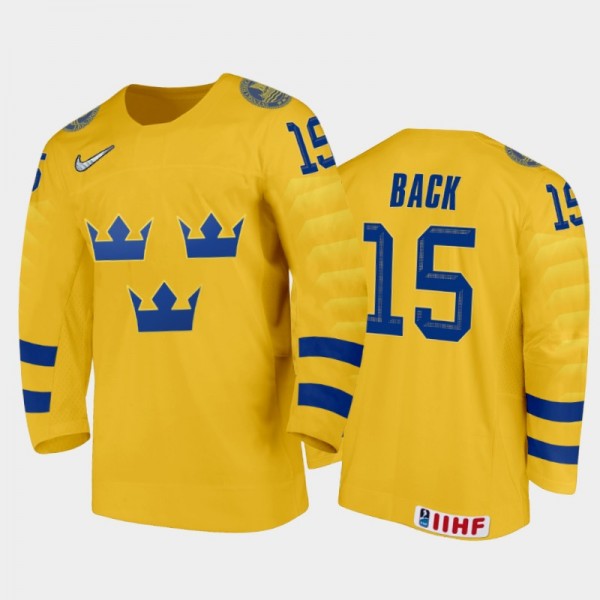 Men's Oskar Back Sweden 2020 IIHF World Junior Ice...