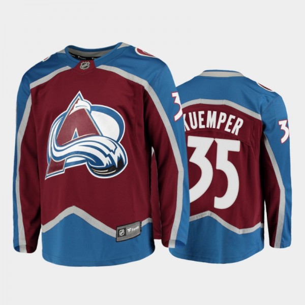 Darcy Kuemper Colorado Avalanche Home Jersey Playe...