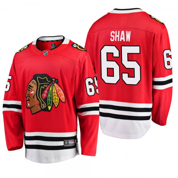 Andrew Shaw Home Breakaway Player Red Chicago Blac...