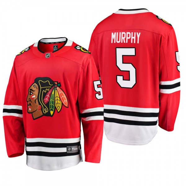 Connor Murphy Home Breakaway Player Red Chicago Bl...