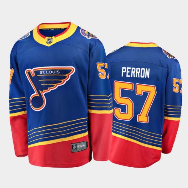 David Perron Retro St. Louis Blues Jersey 2020 Sea...