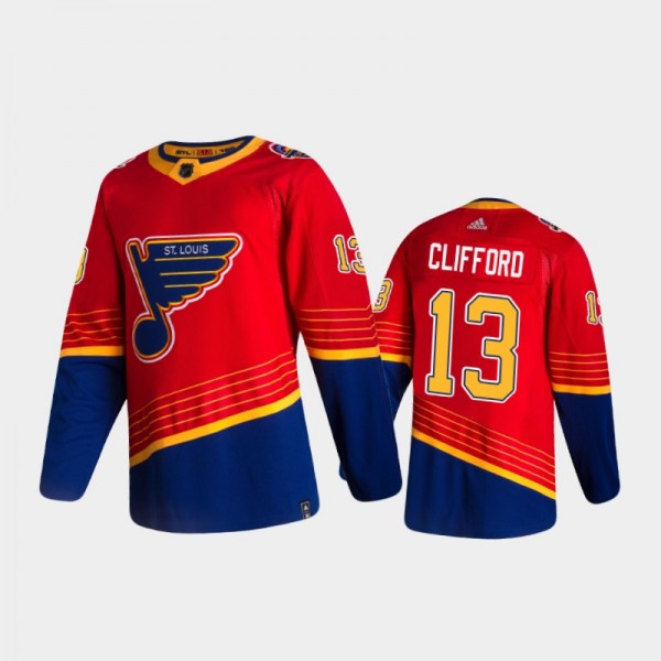 Kyle Clifford Reverse Retro St. Louis Blues 2020-2...