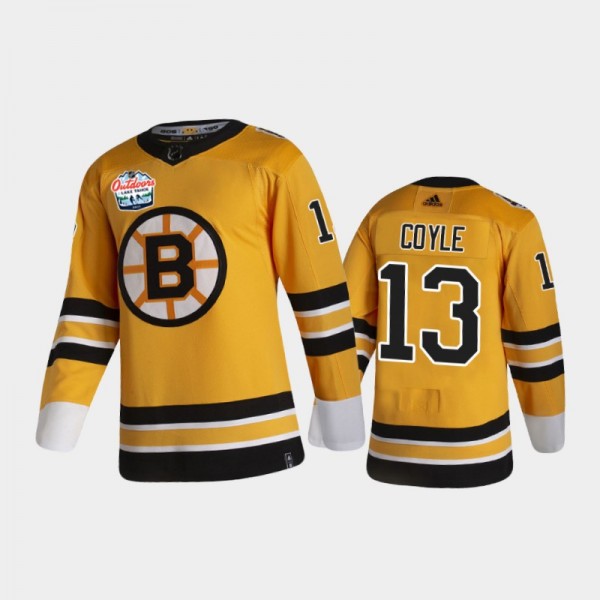 Charlie Coyle 2021 Lake Tahoe Bruins Jersey Authen...