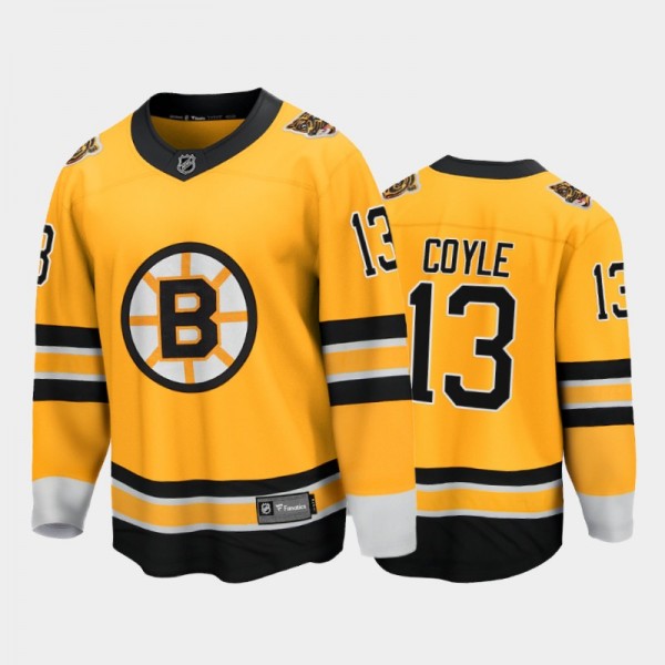 Charlie Coyle Reverse Retro Boston Bruins Jersey 2...