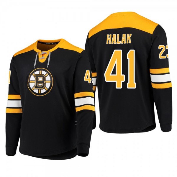 Bruins Jaroslav Halak 2018-19 Jersey Black Adidas ...