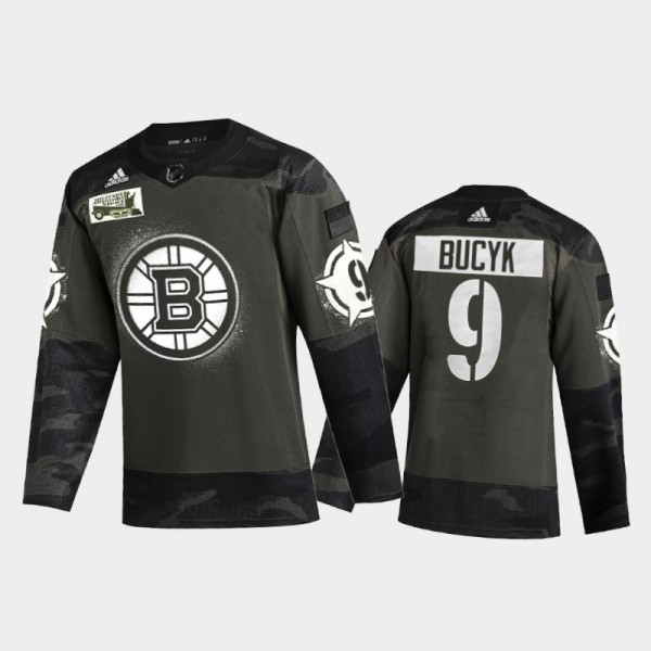 John Bucyk 2021 Military Appreciation Night Camo B...