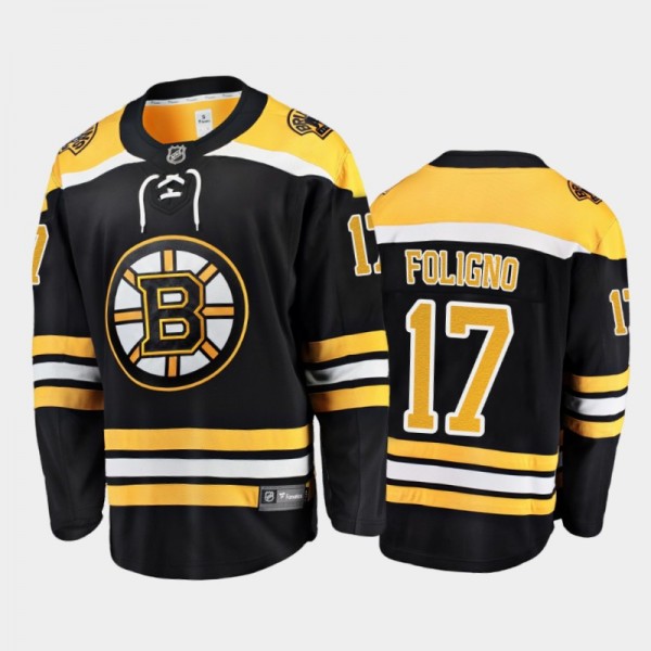 Nick Foligno Boston Bruins Home Jersey Player Blac...