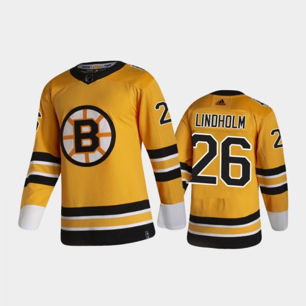 Par Lindholm Reverse Retro Boston Bruins 2020-21 J...