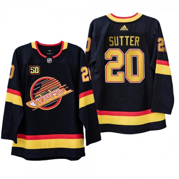 Brandon Sutter 50th Anniversary Black Vancouver Ca...