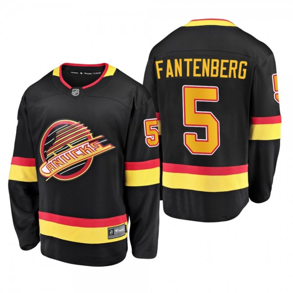 Canucks Oscar Fantenberg 50th Anniversary Black 90...