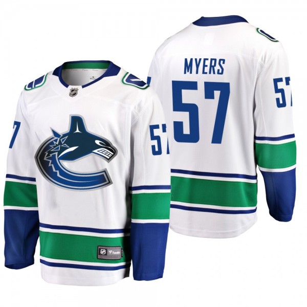 Vancouver Canucks Tyler Myers Away White Jersey