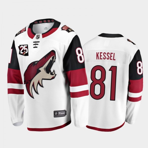 Phil Kessel 25th Anniversary Coyotes Jersey Away W...
