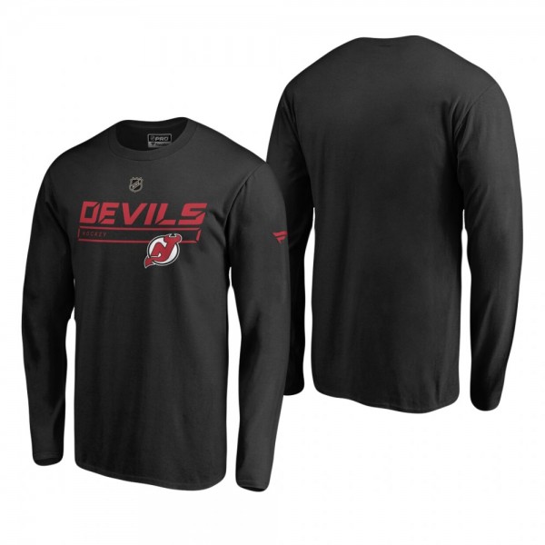 New Jersey Devils Authentic Pro Prime Long Sleeve ...