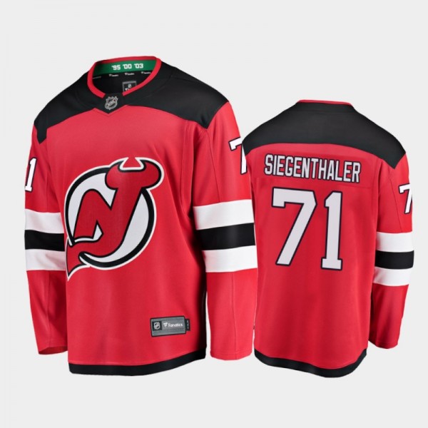 Jonas Siegenthaler New Jersey Devils Home Jersey P...