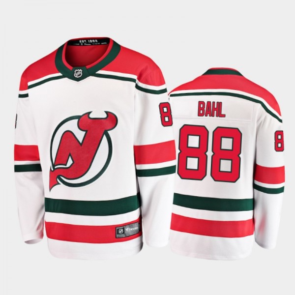 Kevin Bahl Alternate New Jersey Devils Jersey 2021...