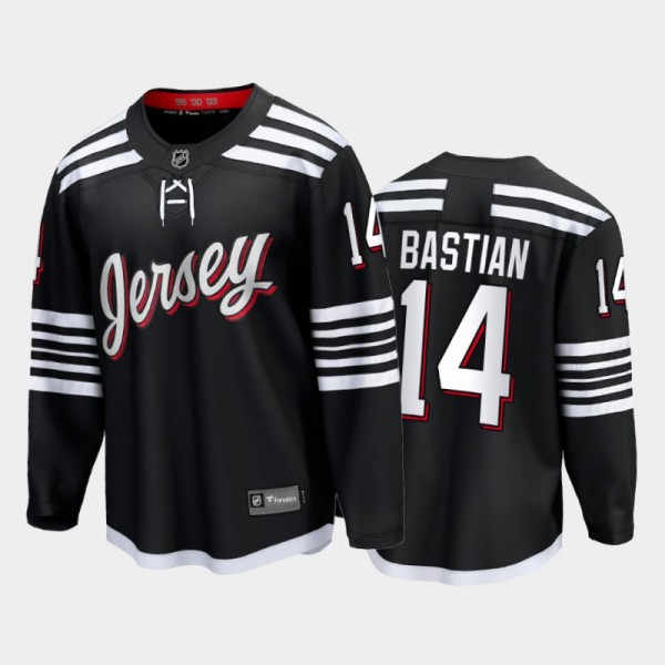 New Jersey Devils Nathan Bastian Alternate Jersey ...
