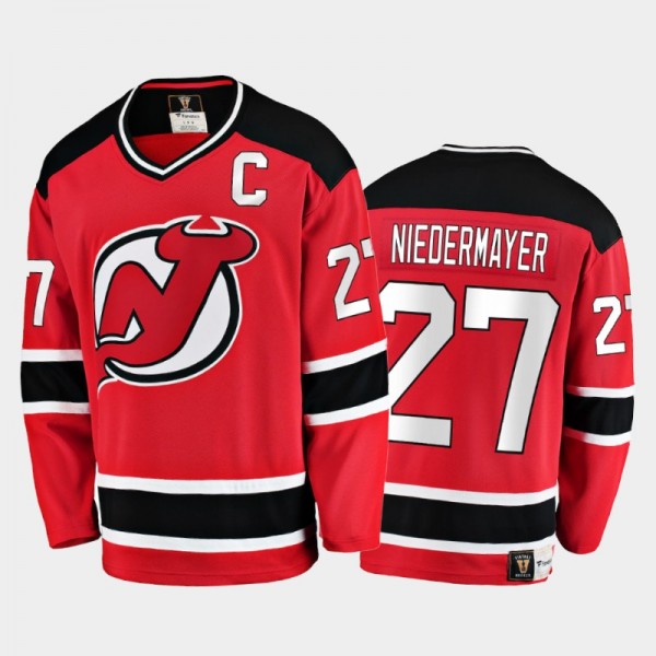 Scott Niedermayer New Jersey Devils Red Jersey Ret...