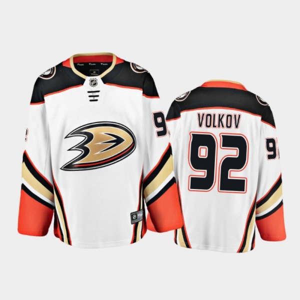 Alexander Volkov Away Anaheim Ducks Jersey 2021 Se...