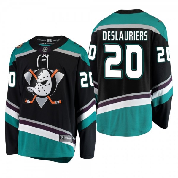 Anaheim Ducks Nicolas Deslauriers Alternate Black ...