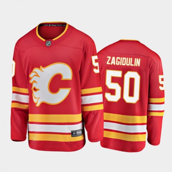Artyom Zagidulin Alternate Calgary Flames Jersey B...