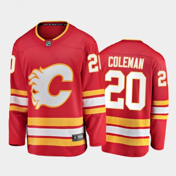 Blake Coleman Home Calgary Flames Jersey Player Red