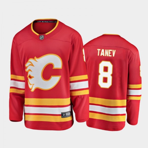 Chris Tanev Alternate Calgary Flames Jersey 2021 Season Breakaway Player Red