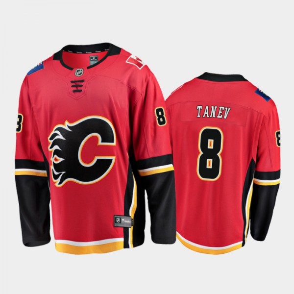 Chris Tanev Home Calgary Flames Jersey 2021 Season Breakaway Player Red