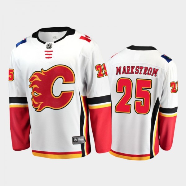 Jacob Markstrom Away Calgary Flames Jersey 2021 Se...