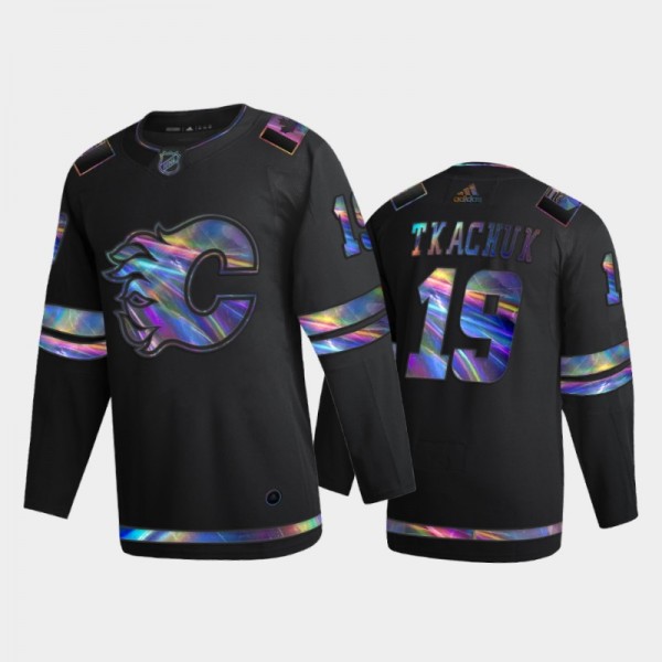 Matthew Tkachuk Iridescent Holographic Calgary Fla...