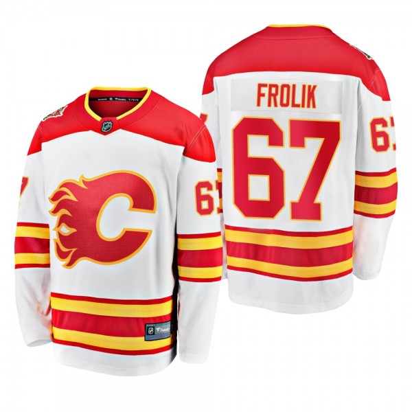 Calgary Flames Michael Frolik 2019 Heritage Classi...