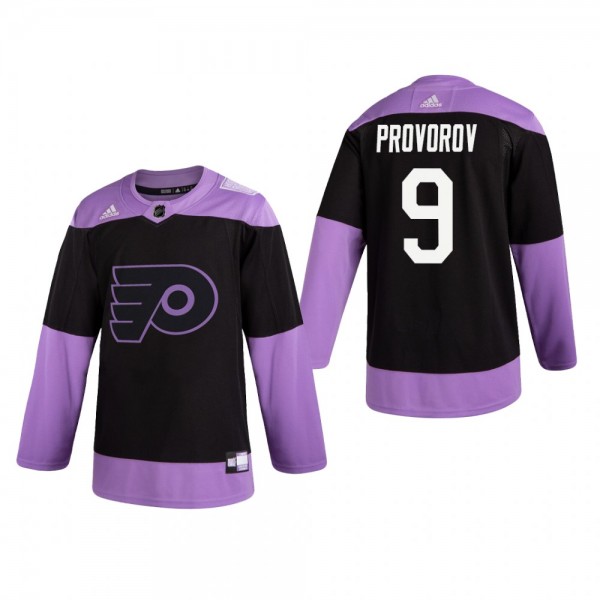 Ivan Provorov Hockey Fights Cancer Jersey Philadel...