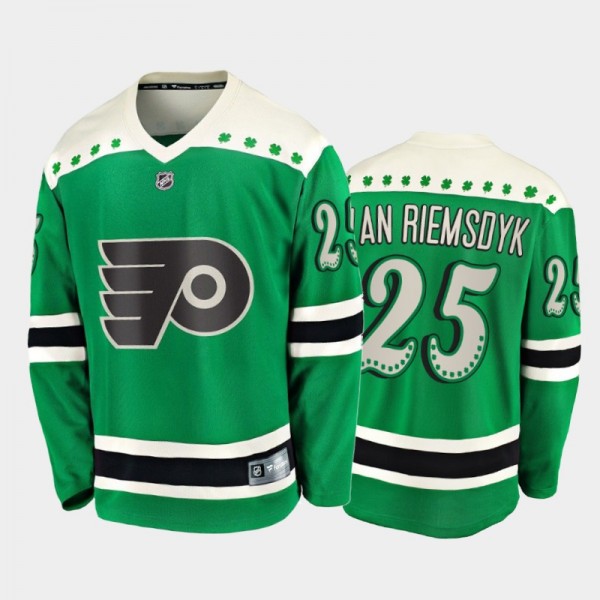 James van Riemsdyk 2021 St. Patrick's Day Flyers J...