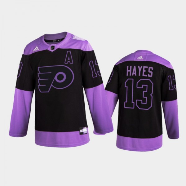 Kevin Hayes 2021 Hockey Fights Cancer Night Flyers...
