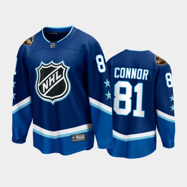 Jets Jersey Kyle Connor 2022 All-Star Blue Uniform